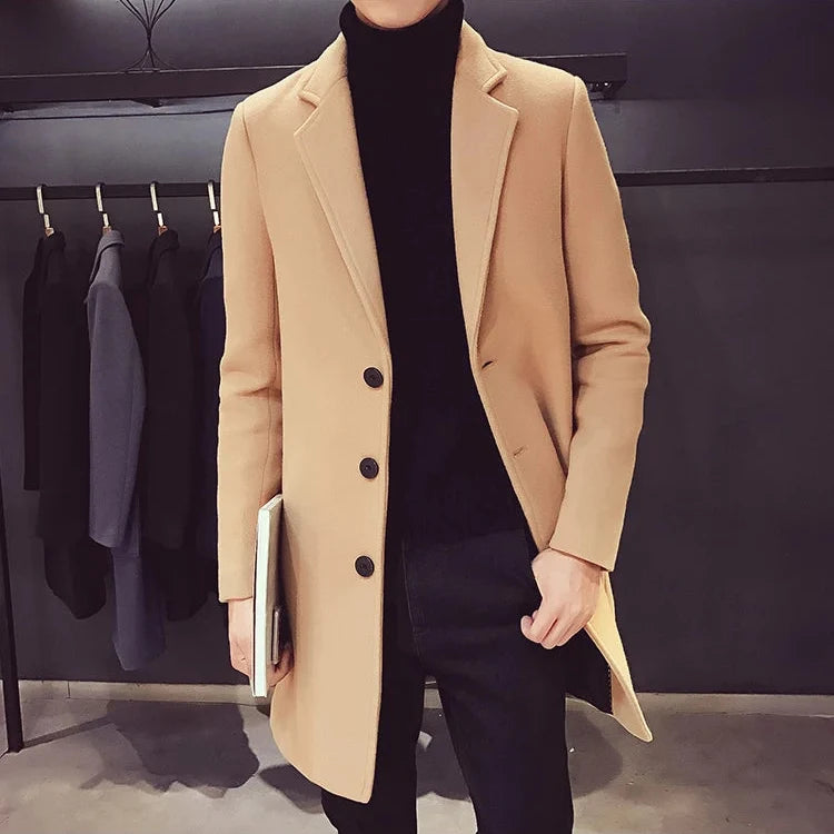 Adrian | Long Wool Blend Coat