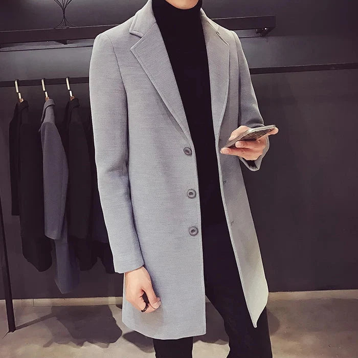 Adrian | Long Wool Blend Coat