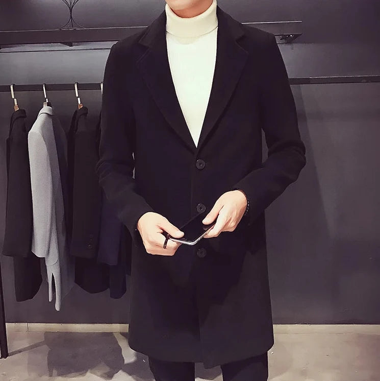 Adrian | Long Wool Blend Coat