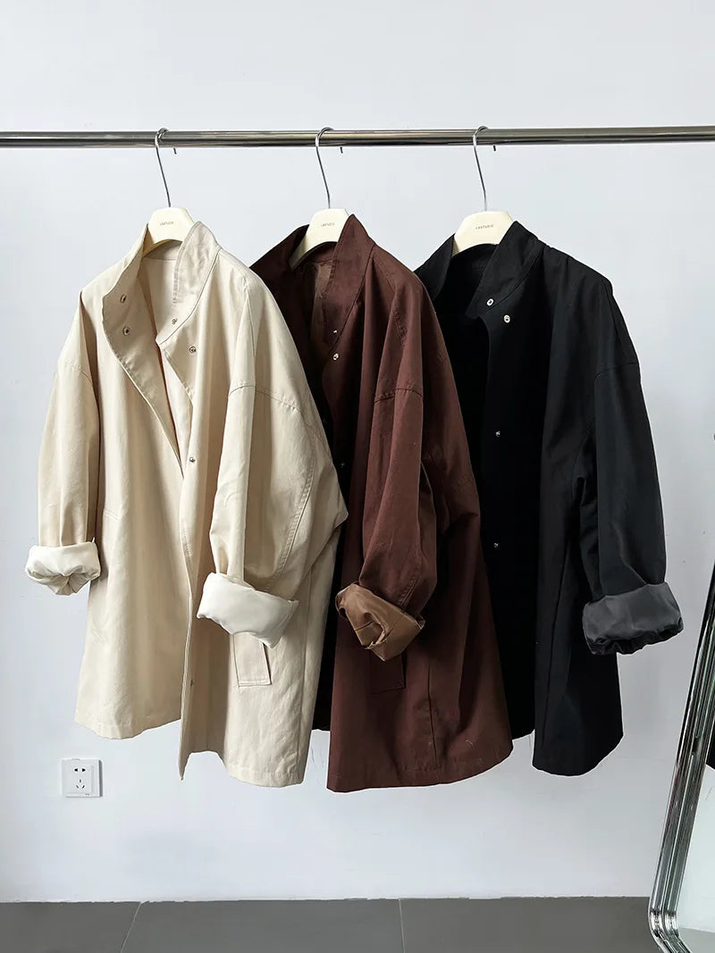 Elodie | Short Lapel Trench Coat