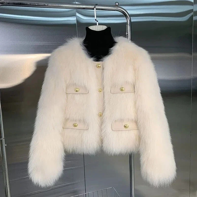 Odette | Faux Fox Fur Jacket