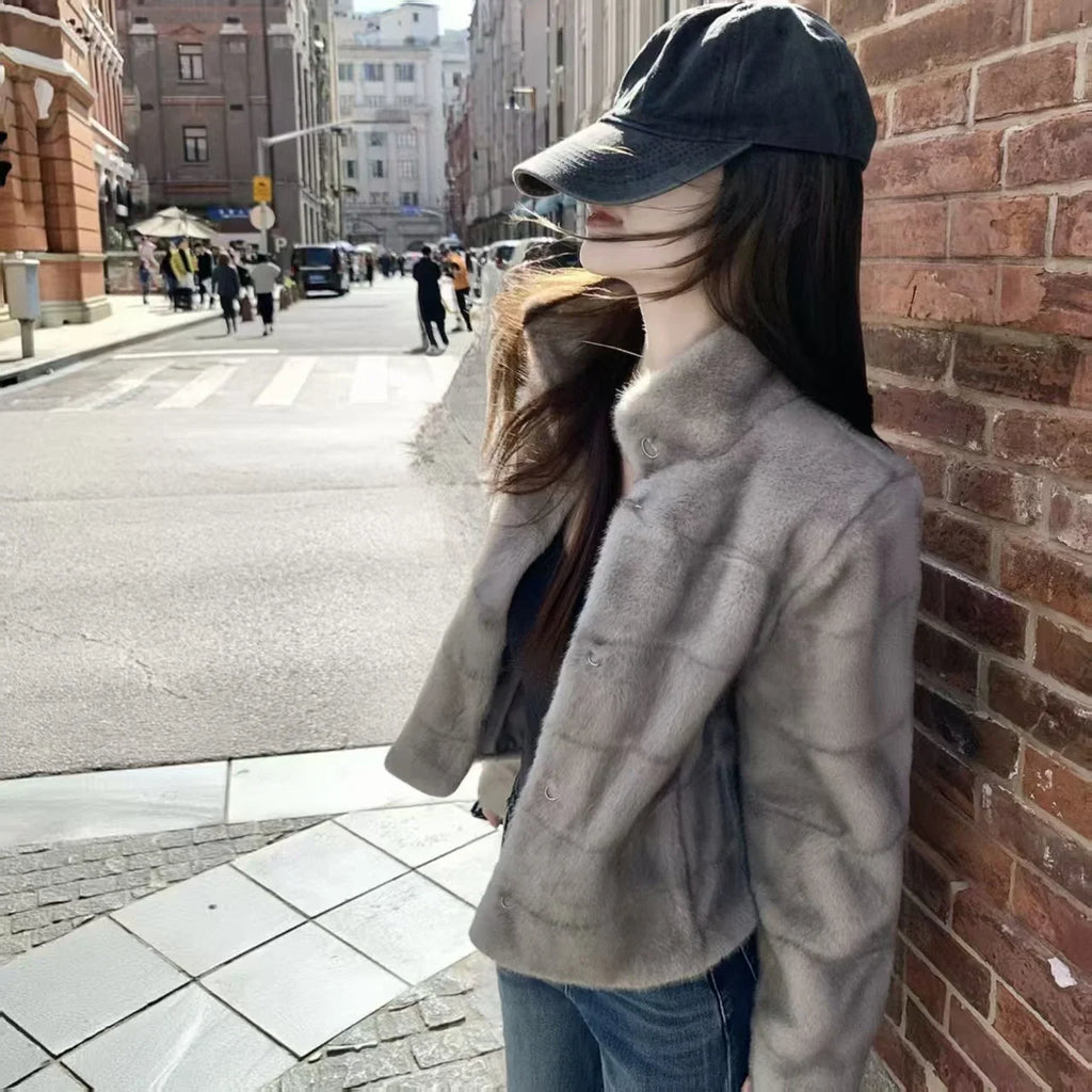 Margaux | Faux Mink Jacket