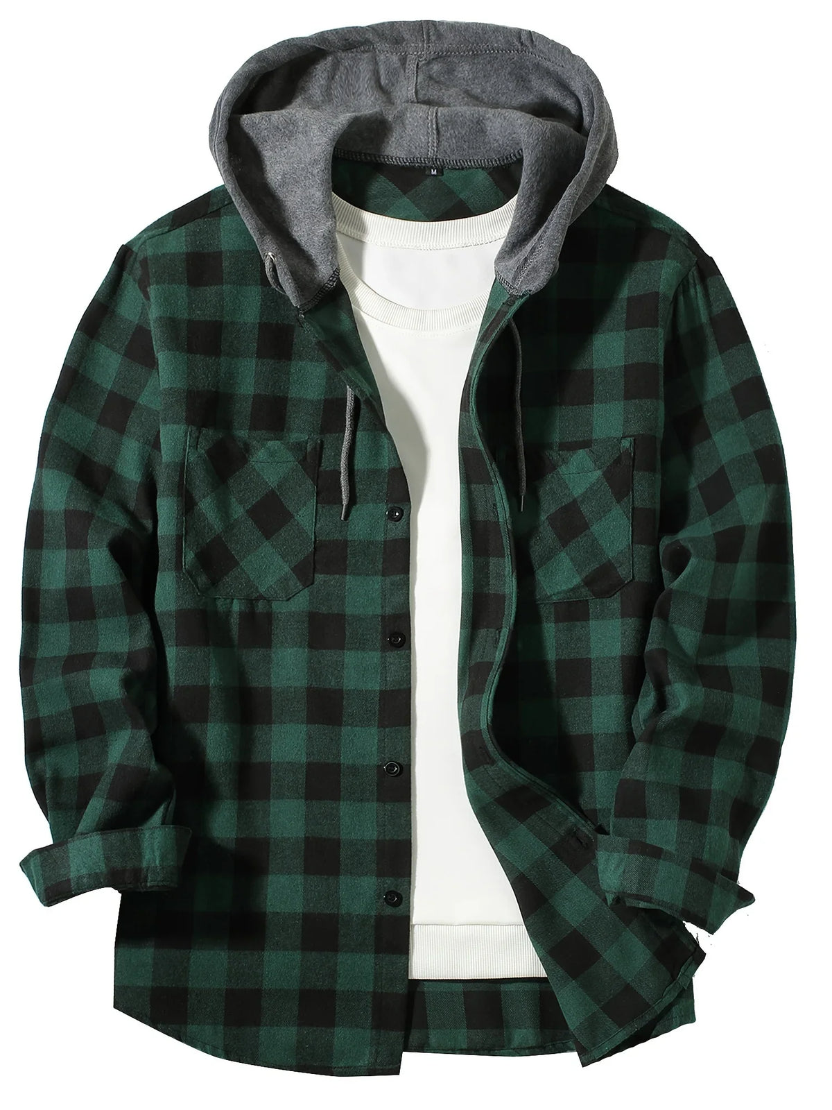 Cameron | Plaid Hooded Shacket