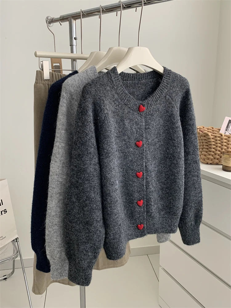 Ava | Wool Knit Cardigan