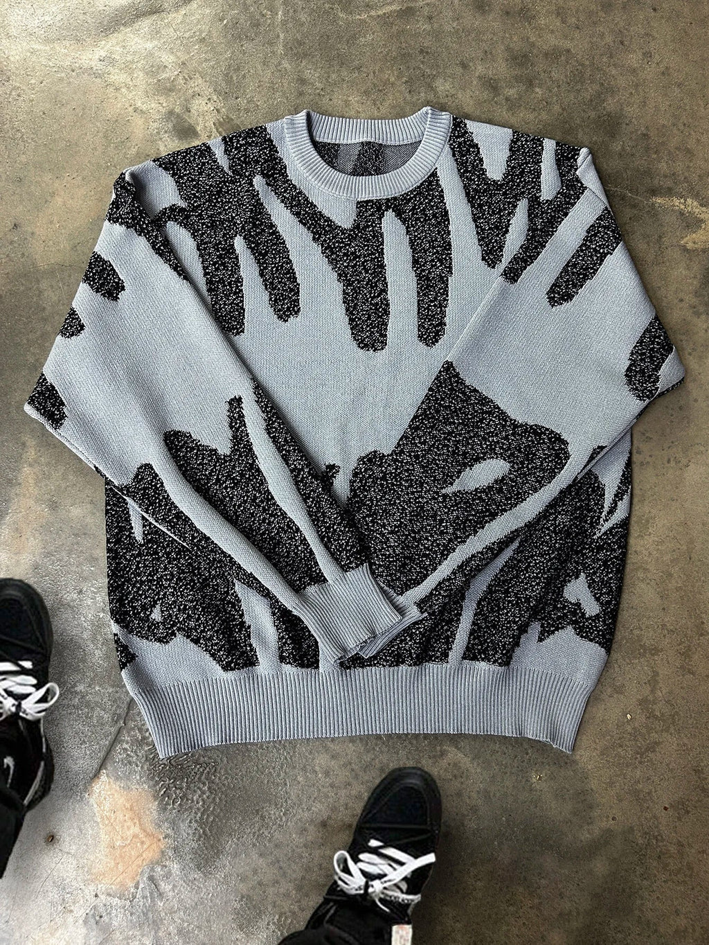 Milo | Abstract Jacquard Knit Sweater