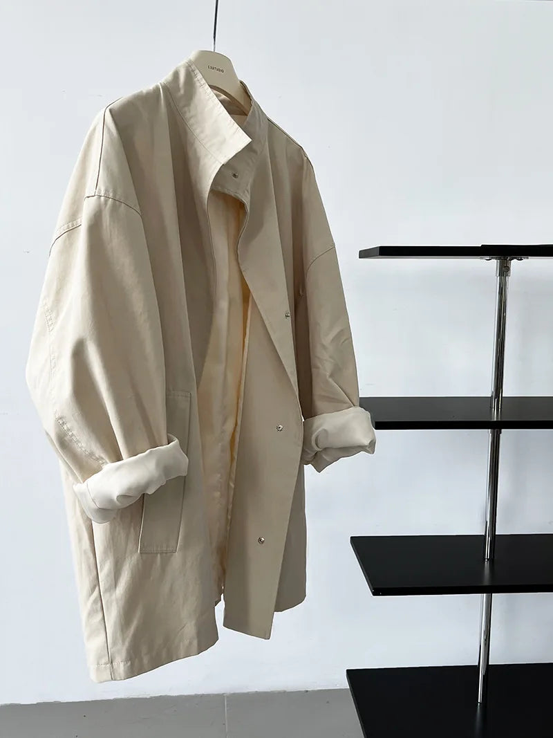 Elodie | Short Lapel Trench Coat