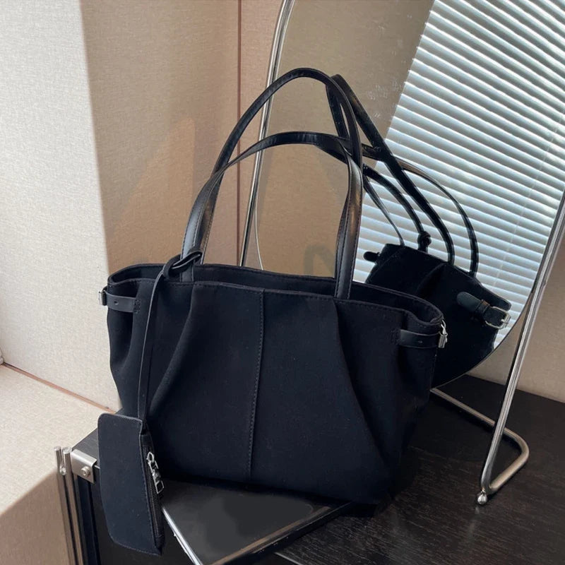 Maribel | Suede Bucket Tote