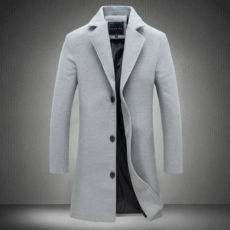 Adrian | Long Wool Blend Coat