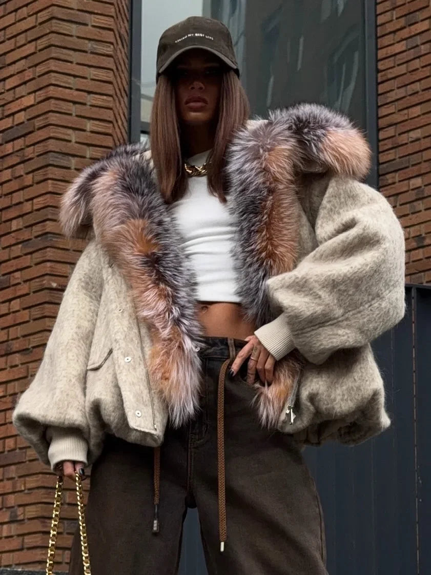 Odessa | Fur Collar Coat