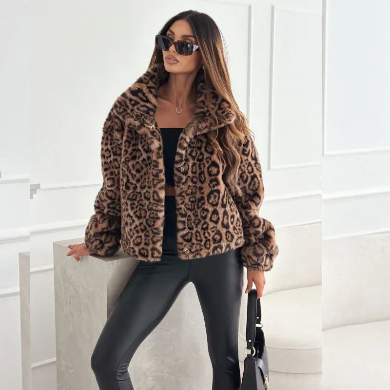 Zara | Leopard Print Cardigan Coat