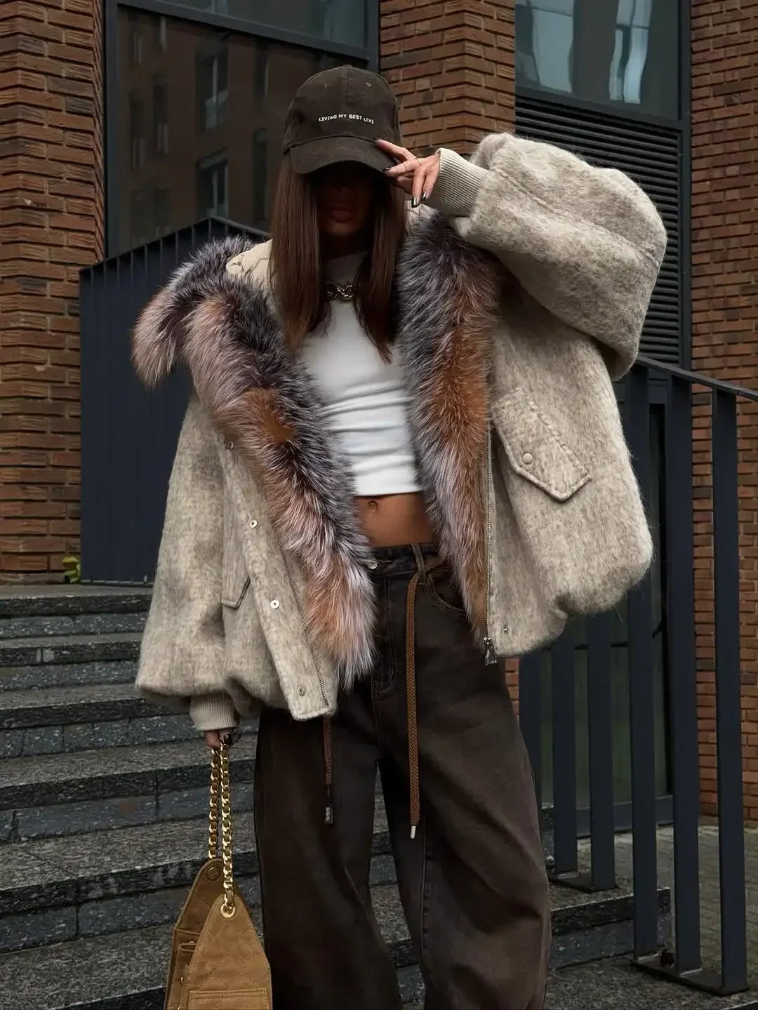 Odessa | Fur Collar Coat