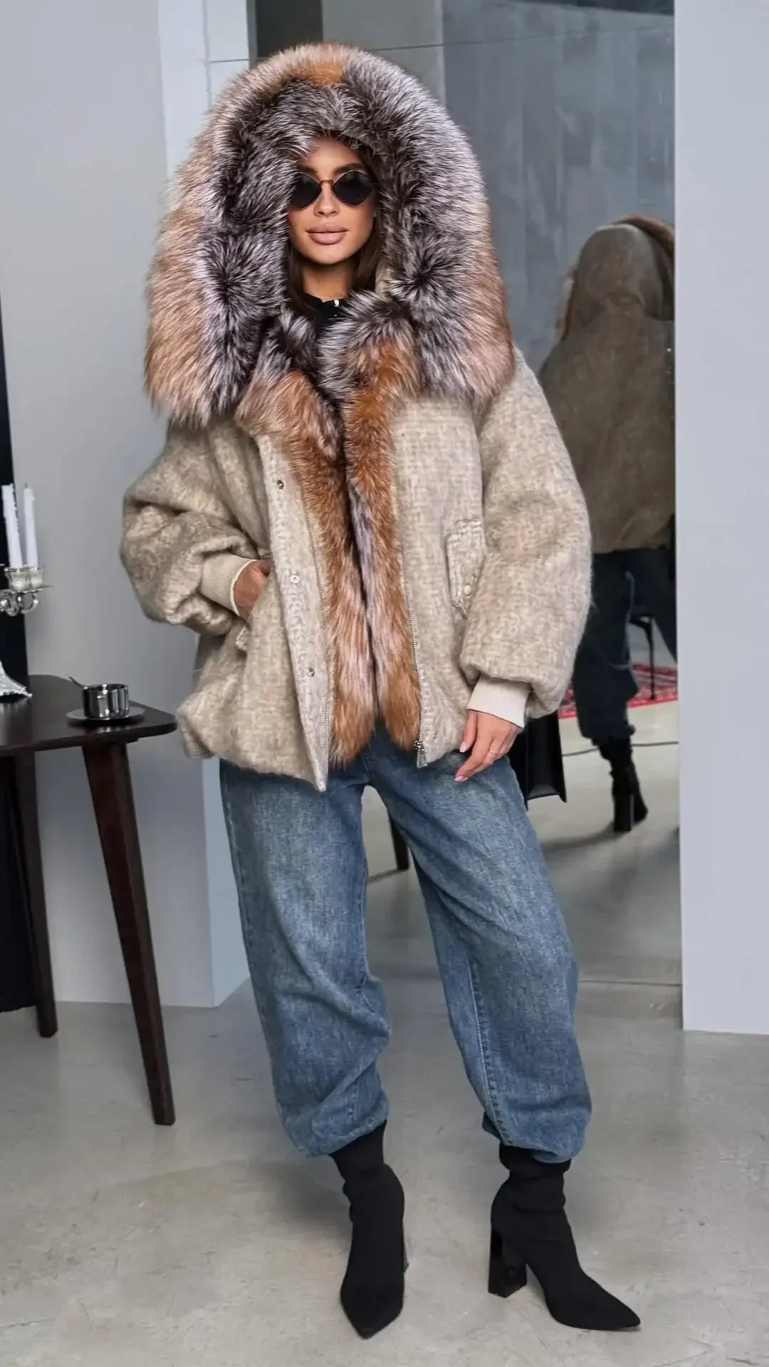 Odessa | Fur Collar Coat