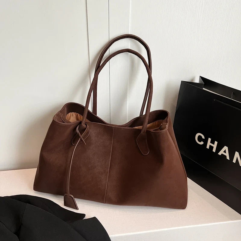Margot | Faux Suede Shoulder Bag