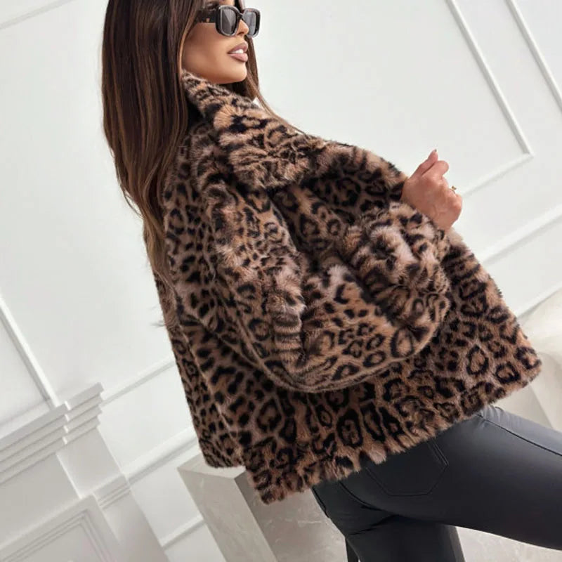 Zara | Leopard Print Cardigan Coat