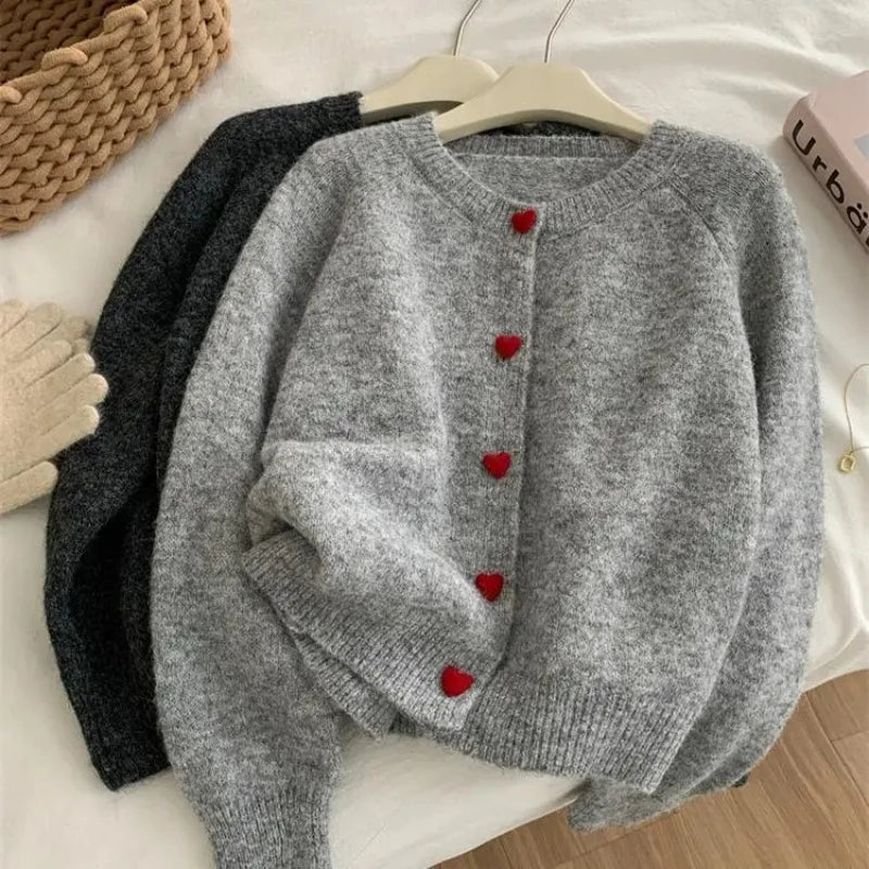 Ava | Wool Knit Cardigan