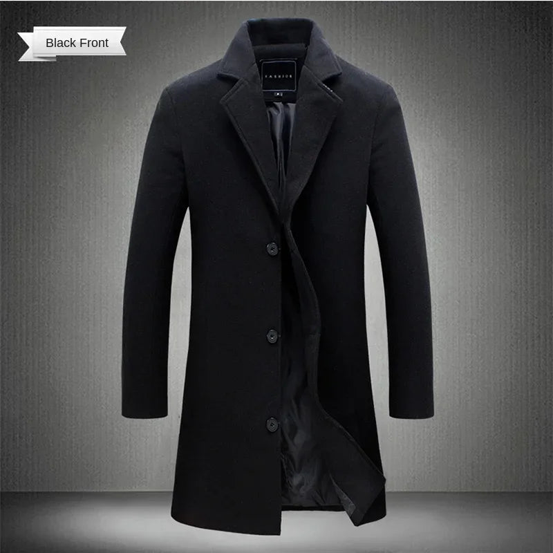 Adrian | Long Wool Blend Coat