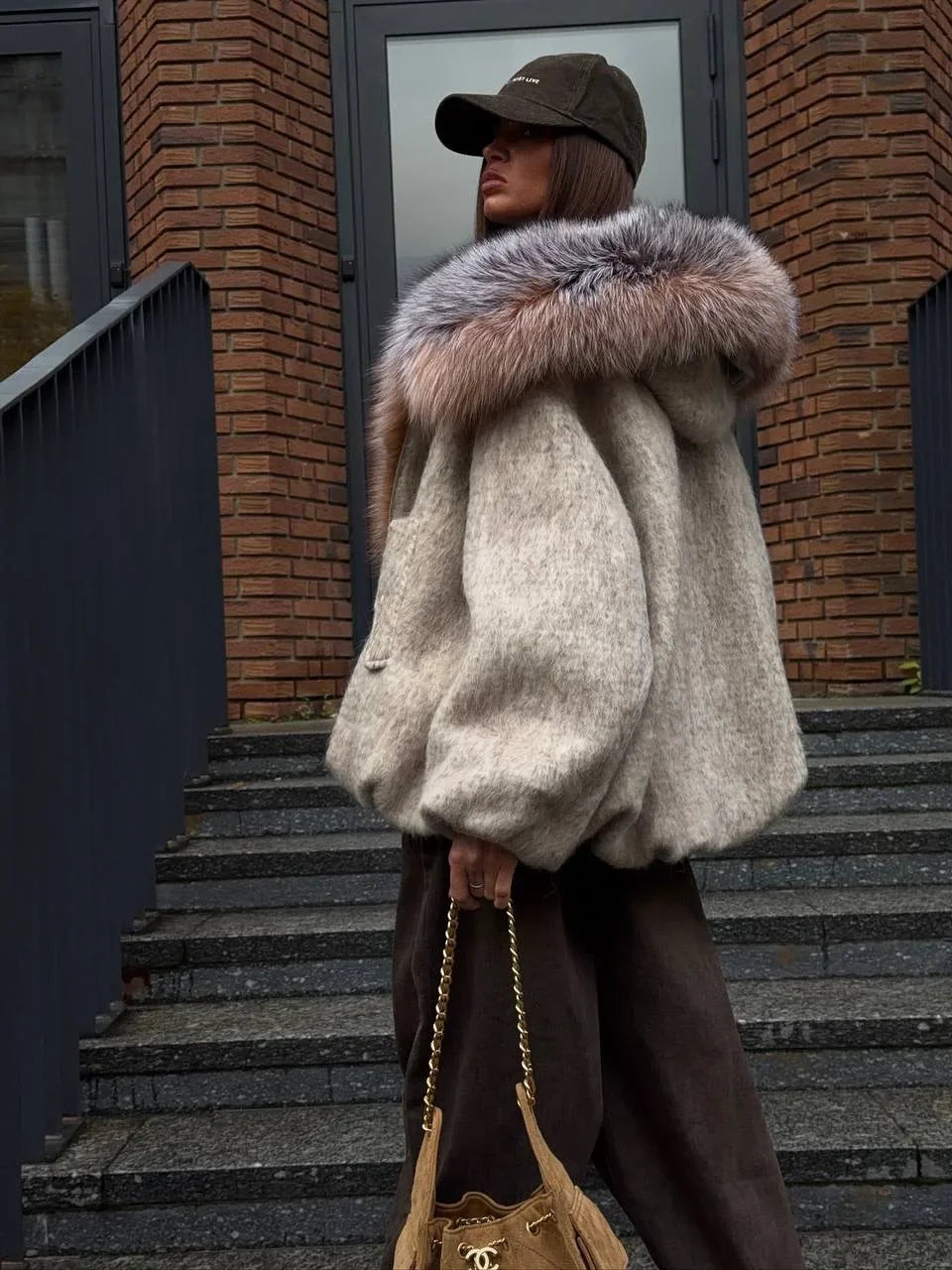 Odessa | Fur Collar Coat