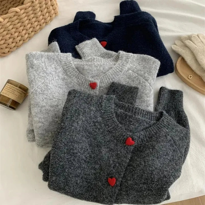 Ava | Wool Knit Cardigan