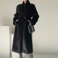 Vivienne | Long Faux Mink Coat