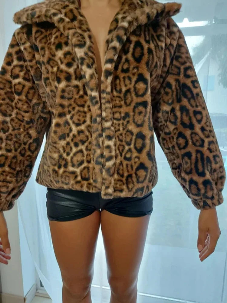 Zara | Leopard Print Cardigan Coat