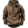 Maddox | Vintage Lace-Up Hoodie