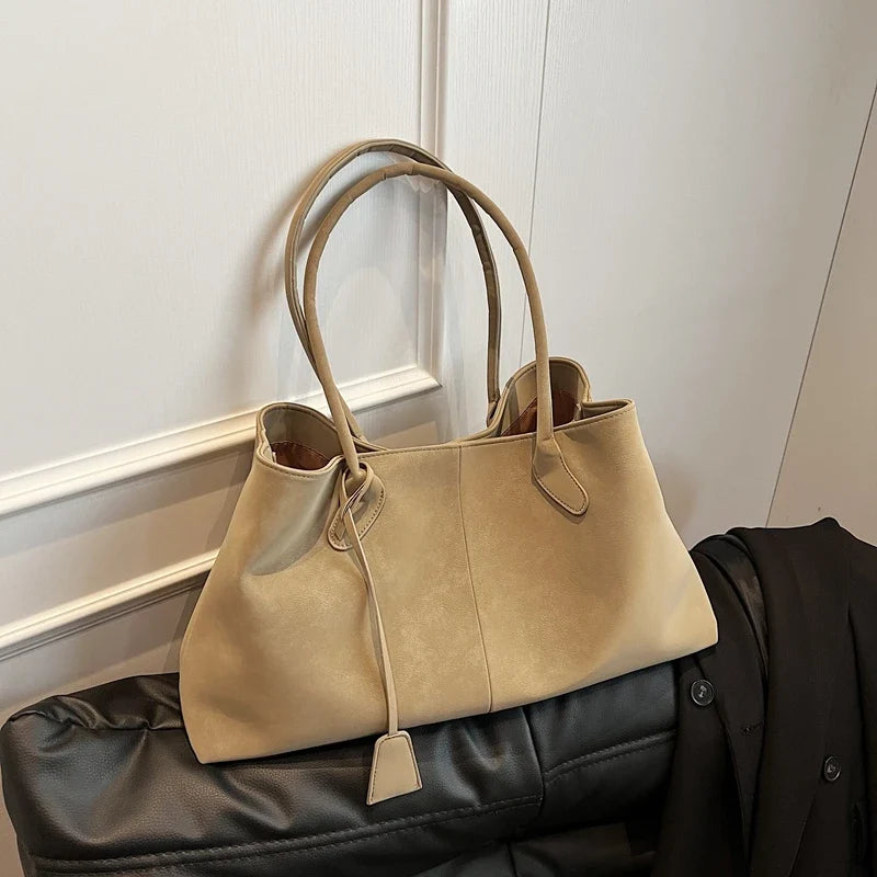 Margot | Faux Suede Shoulder Bag