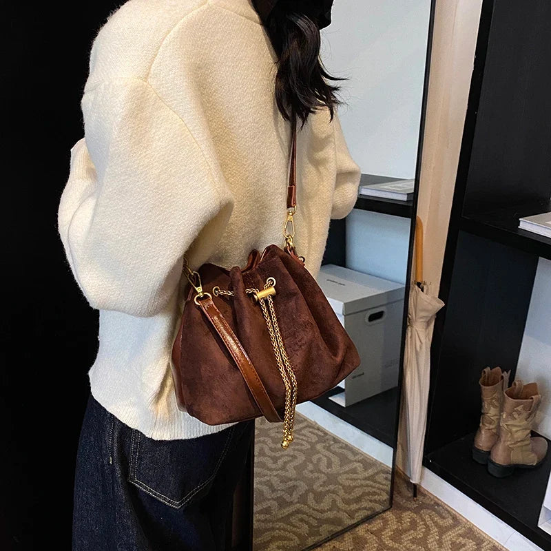 Celeste | Soft Suede Crossbody Bag