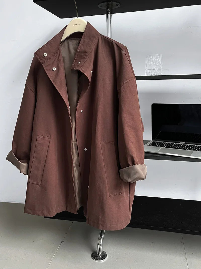 Elodie | Short Lapel Trench Coat