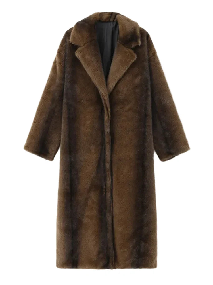 Colette | Long Plush Faux Fur Coat