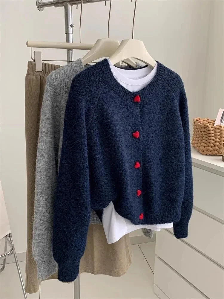 Ava | Wool Knit Cardigan