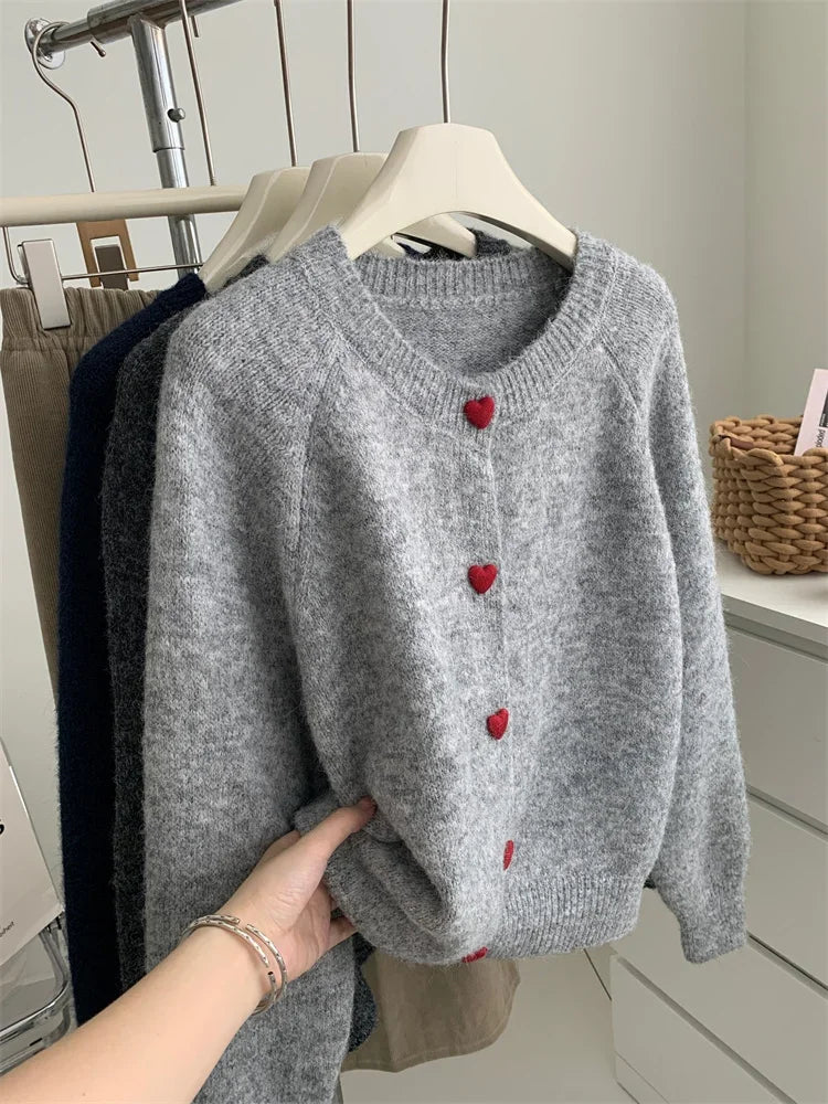 Ava | Wool Knit Cardigan