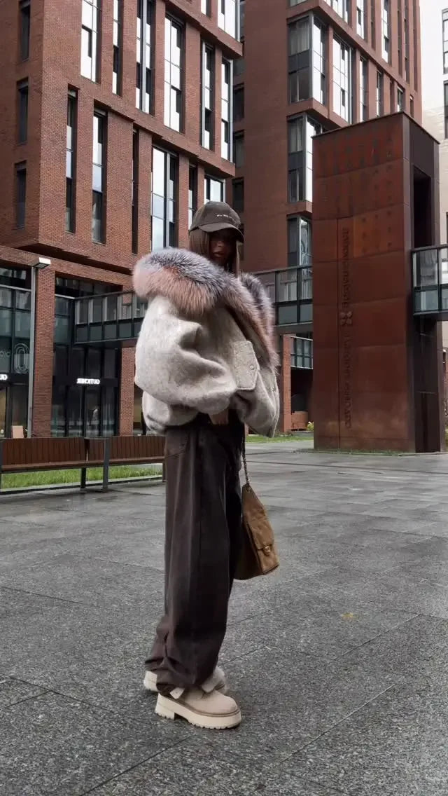 Odessa | Fur Collar Coat