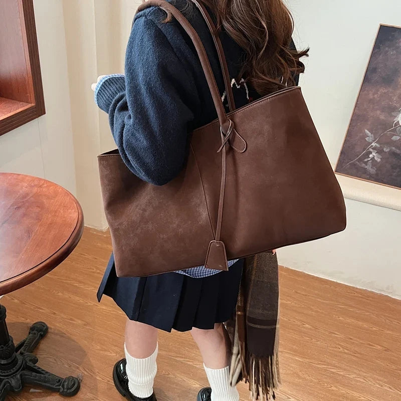 Margot | Faux Suede Shoulder Bag
