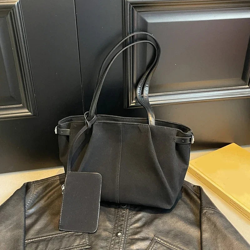 Maribel | Suede Bucket Tote