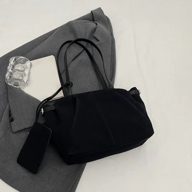 Maribel | Suede Bucket Tote