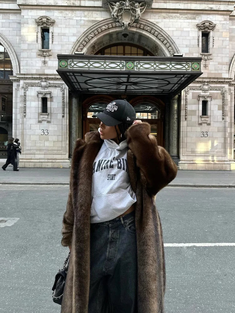 Colette | Long Plush Faux Fur Coat