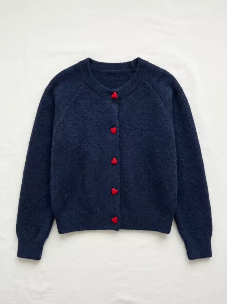 Ava | Wool Knit Cardigan