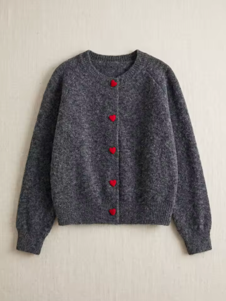 Ava | Wool Knit Cardigan