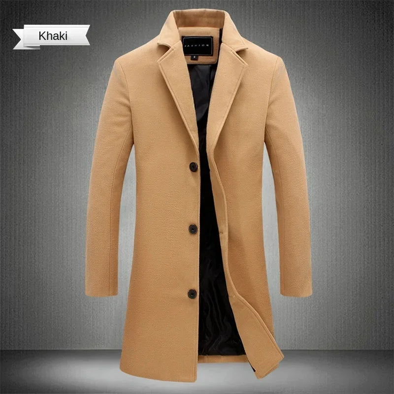 Adrian | Long Wool Blend Coat