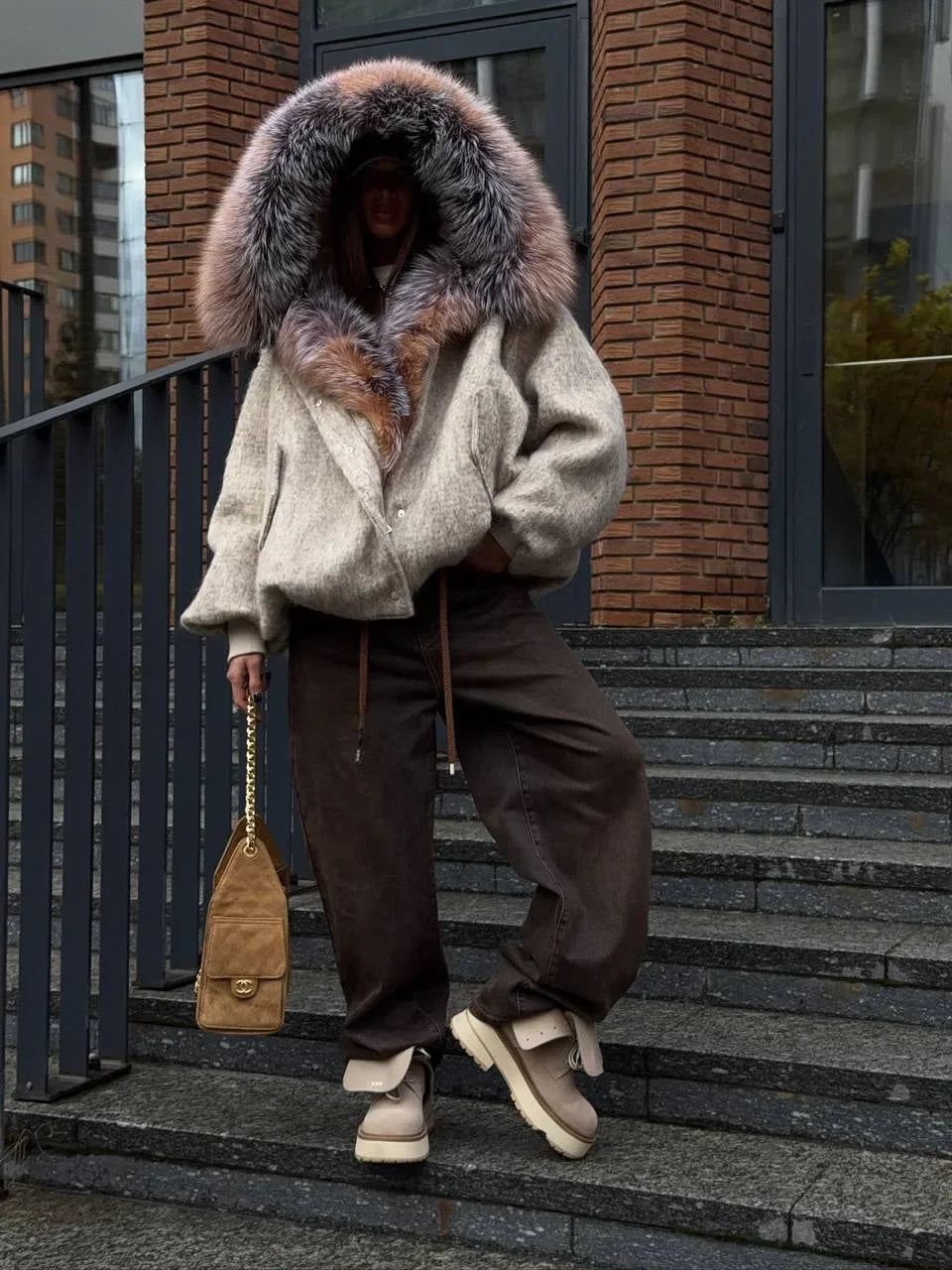 Odessa | Fur Collar Coat
