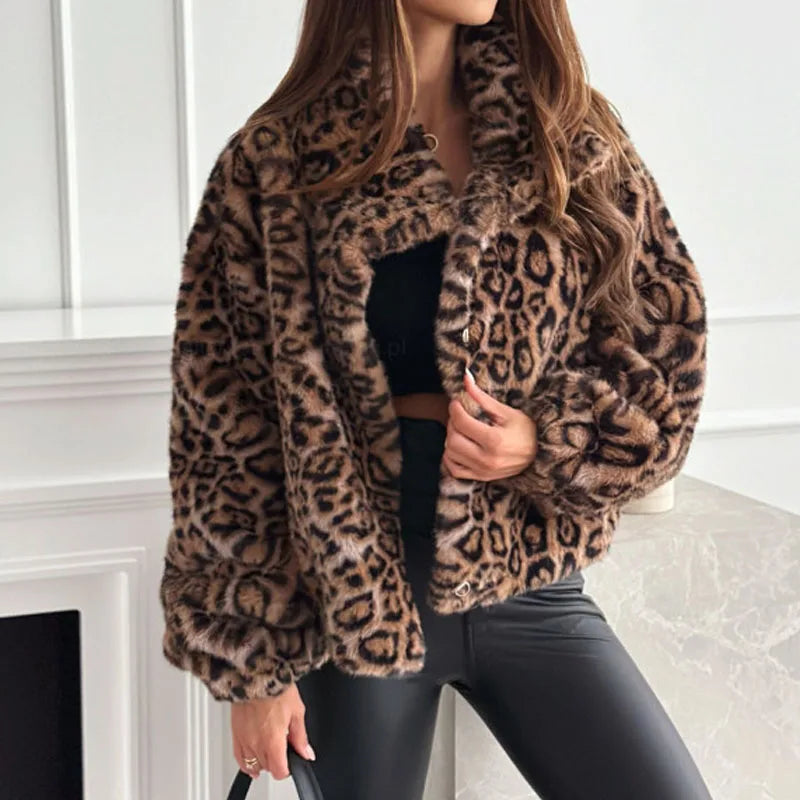 Zara | Leopard Print Cardigan Coat