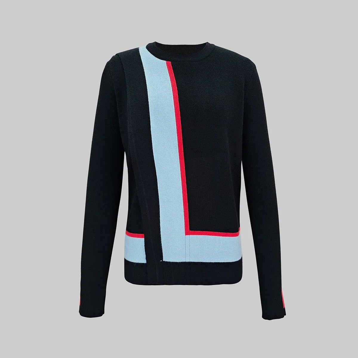 Amelia | Contrast Knit Sweater